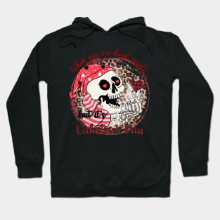 Funny Valentine's skeleton t-shirt Hoodie